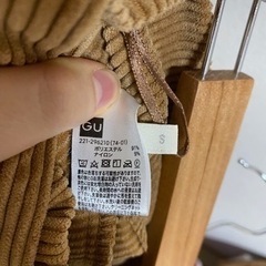 コーデュロイワイドパンツ　Sの画像