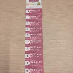 【最終値下げ！】 入浴回数券 蒜山 やつか温泉快湯館 大人用11枚綴り1冊の画像