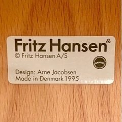 🔴 Fritz Hansen セブンチェア フリッツハンセン 椅子 ビーチ 北欧 デンマーク ￥94,380円 の画像