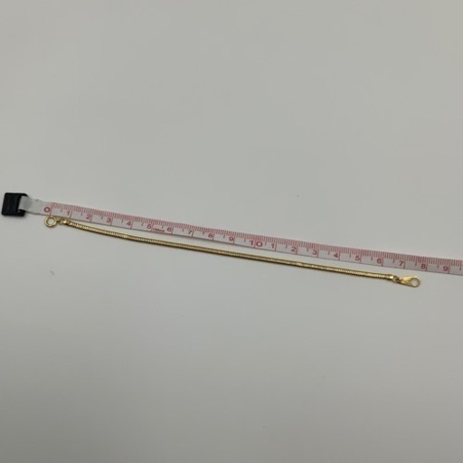 売り切れました　K18 18金　スネークブレスレット　3.6g 約17.5cm