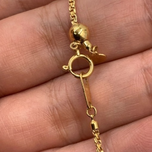 売り切れました。K18 18金　ダイヤモンド　クロスペンダント　ネックレス付　11.8g 約45cm