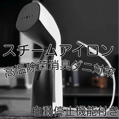 スチームアイロン  1台2役 強力 高温除菌 脱臭 ダニ対策 ハ...