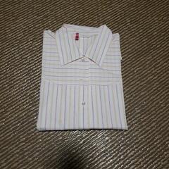 レディースMコットンシャツ半袖、クリーニング済みの画像