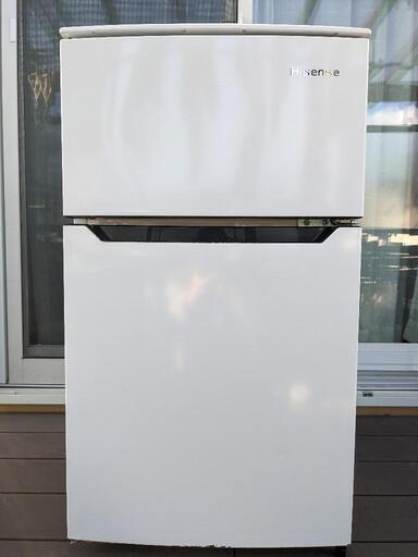 ハイセンス　2ドア冷蔵庫　93L　一人暮らし