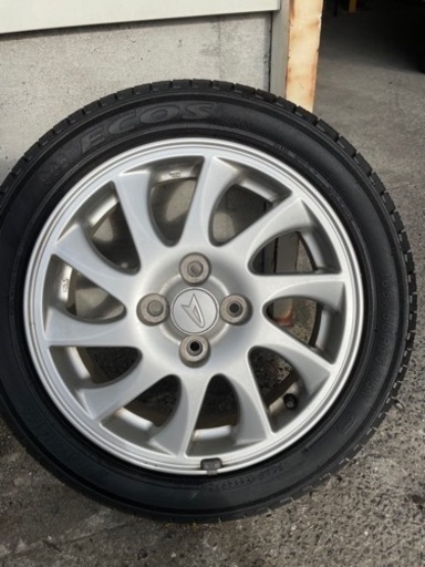 決定しましたダイハツ純正アルミ、タイヤ付き4本セット