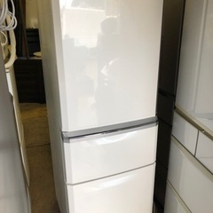 福岡市内配送無料　三菱電機 MITSUBISHI ELECTRIC MR-C34ZL-W [冷蔵庫 Cシリーズ (335L・左開き) 3ドア パールホワイト]