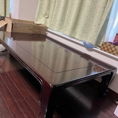 【急募】座卓(カリン製)お譲りします！