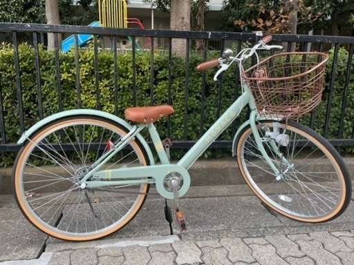 新品　組み立て済み　24インチ自転車　女の子用モナコ