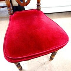 【ジモティ特別価格】コスガ ハイバックチェア アンティーク家具 椅子 ③の画像