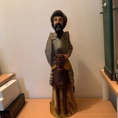 スペイン人形 木製ワインケース　ボトル入れ （体長：51cm）