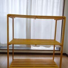 【取引中】木製棚＊シェルフ＊組み立て式＊押入れ収納＊IKEA＊