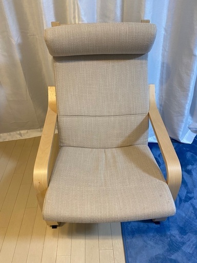 【値下げ】IKEA ポエング　1人用ソファ