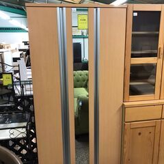 シューズボックス シューズBOX 大容量 ミラー付き クリーニング済み