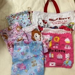 エプロン110 ➕　巾着の画像