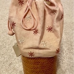 浴衣用巾着袋の画像