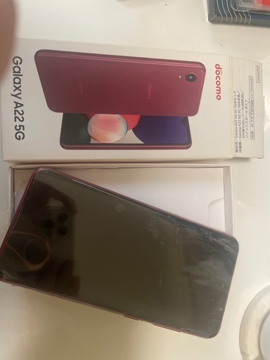 GALAXY A22 5Gレッド