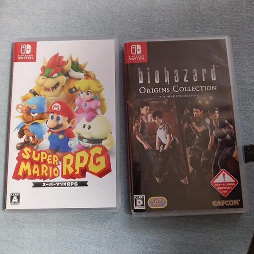 Switchソフト　マリオRPGとバイオハザード