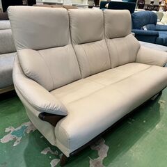 【愛品館八千代店】ニトリ　3人掛ハイバックソファ　(Nシールドコ...