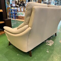 【愛品館八千代店】ニトリ　3人掛ハイバックソファ　(Nシールドコウテイ3)の画像