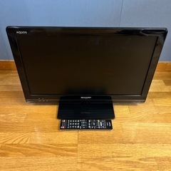 液晶テレビ　SHARP LC-22K5  22V型　リモコン付き