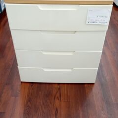 ★ジモティ割あり★  チェスト クリーム H80×D41×W73...