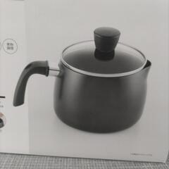 新品未使用　ニトリ　マルチポット　2.4L 鍋　ガラス蓋付きの画像
