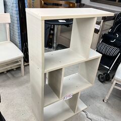 リサイクルショップどりーむ天保山店　No11190　棚　おしゃれ棚　ホワイトカラー　類似商品有　飾り棚の画像
