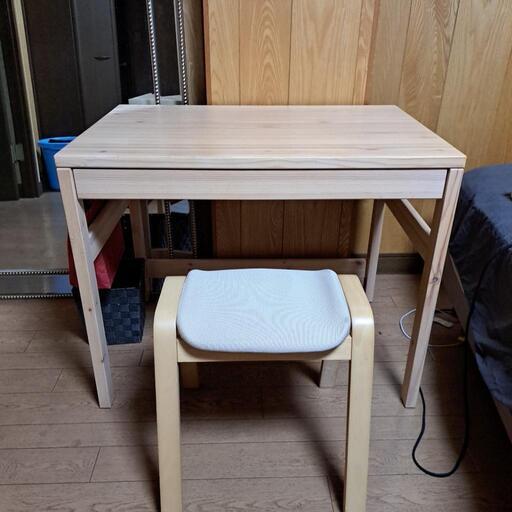 机\u0026椅子セット幅86cm×奥行き58cm