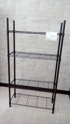 ★ジモティ割あり★  スチールラック ブラウン H150×D30.5×W81 クリーニング済み TJ3816