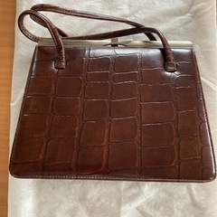 ヴィンテージワニ革バッグ　和装に