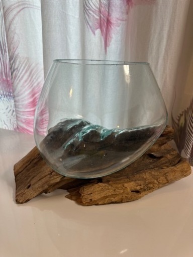 流木ガラス