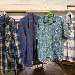 メンズ シャツ USA 古着 大きめの画像