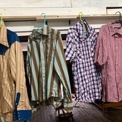 メンズ シャツ USA 古着 大きめの画像