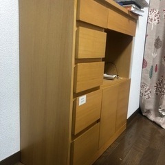 0円　28＊71＊78(高さ)収納櫃置物櫃