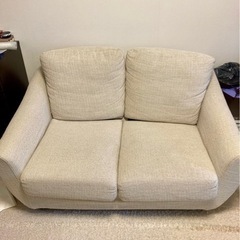 【お譲りします】ファブリックソファー