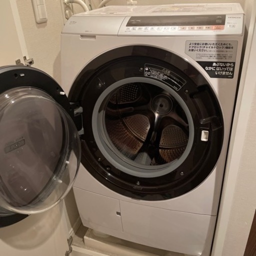 HITACHI/日立 ヒートリサイクル 風アイロン ドラム式洗濯乾燥機 自動投入 11kg/6.0kg BD-SX110CL 洗濯機