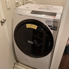 HITACHI/日立 ヒートリサイクル 風アイロン ドラム式洗濯乾燥機 自動投入 11kg/6.0kg BD-SX110CL 洗濯機