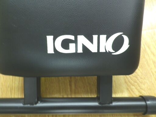 IGNIO 腹筋ベンチ 腹筋台 シットアップベンチ ブラック