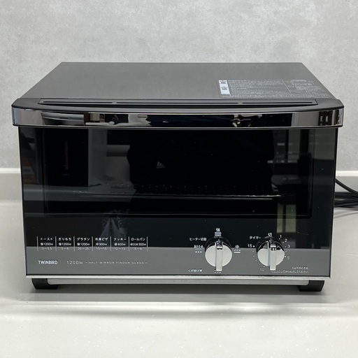 ★ ミラーガラス　オーブントースター TS-D048 ツインバード　2018年製　引き取りに来られる方のみ