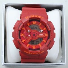 基本動作確認済み CASIO G-SHOCK GA-110AC レッド アナログデジタル カジュアル スポーツ カシオ Gショック 24年1月電池交換済 腕時計 札幌市 清田区 平岡の画像