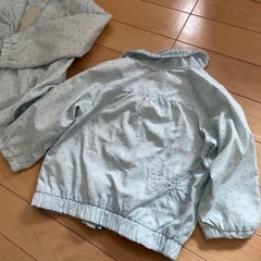 ニットプランナー　KP アウター　女の子　キッズ　ブランド　パーカー　フード無し　ウインドブレーカー　90センチの画像