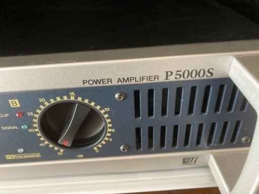 ヤマハパワーアンプp5000s、ラック、グラフィックイコライザー付き