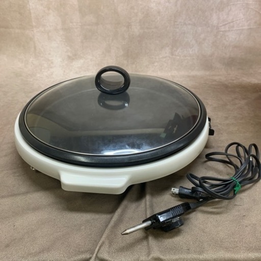 ホットプレート　SHARP製 KX-W13E-C 立てて収納可　高温300℃ ほぼ未使用