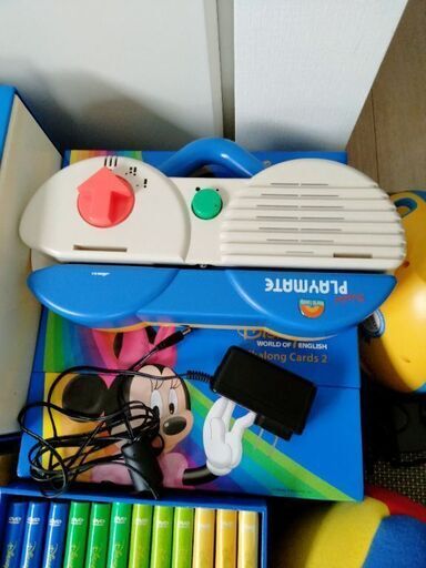 ワールドファミリー　DVD/CD英語フルセット　2012年　ジャンク品 送料込 DWE ディズニーワールドファミリー 2012年頃製 ディズニー英語