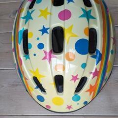 子供用　自転車ヘルメット　星柄