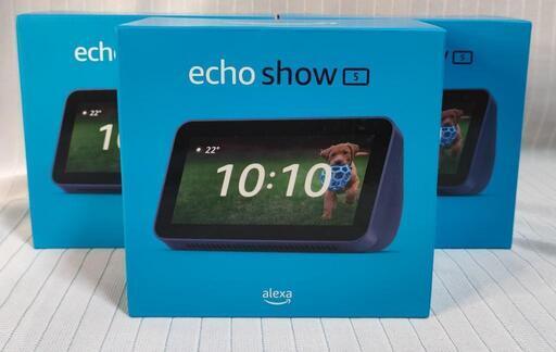 【新品未開封品】Amazon Echo SHOW5ディープシーブルー