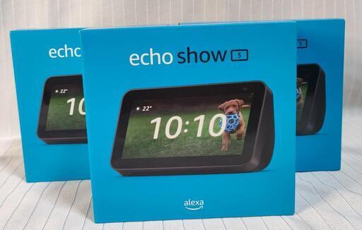【新品未開封品】Amazon Echo SHOW5 チャコール 3台セット