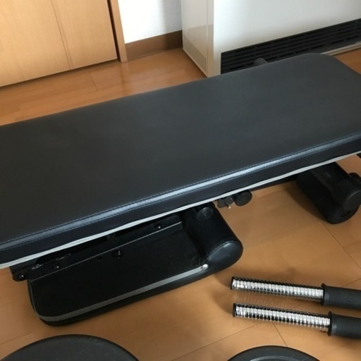 【トレーニングベンチとバーベルのセット】アジャスタブルベンチ デクラインベンチ インクラインベンチ フラットベンチ ベンチプレス ホー