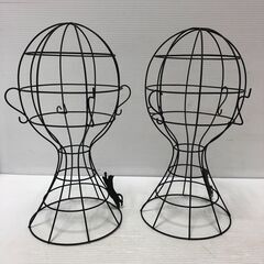 〇【2セット】マネキンヘッド 帽子掛け インテリア雑貨 ウィッグ...