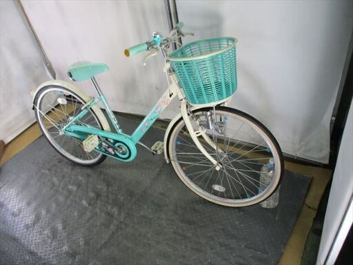 Ｄ268　★9800円★整備済み 中古子供自転車 ブリヂストン　エコパル　グリーン【24インチ 】 D268 ☆9800円☆整備済み 中古子供自転車 ブリヂストン エコパル